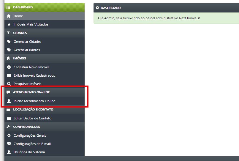 Admin - Chat Integrado