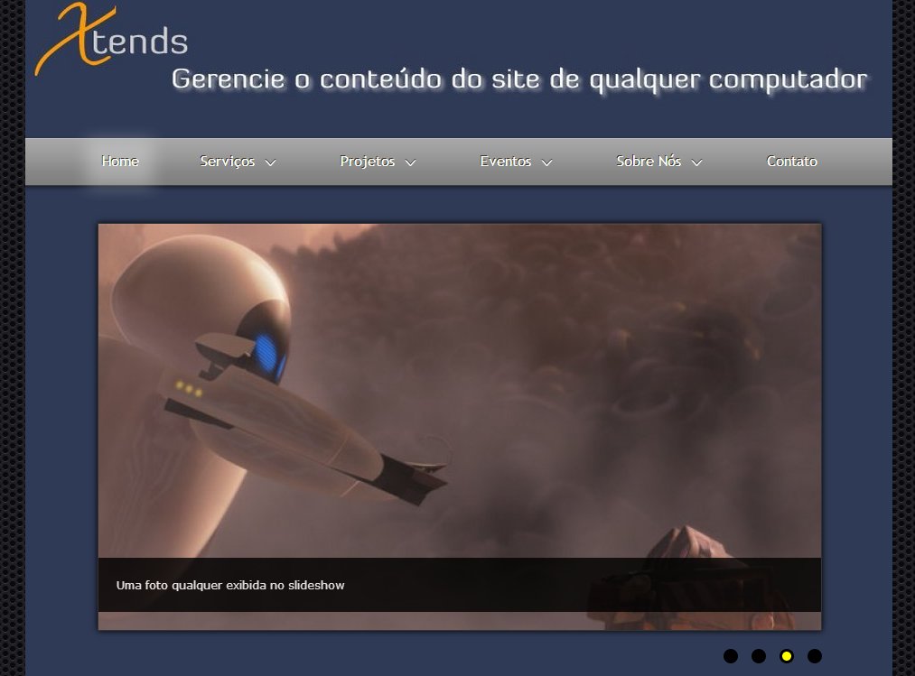 xtends cms - ferramenta para gerenciar o conteudo do site