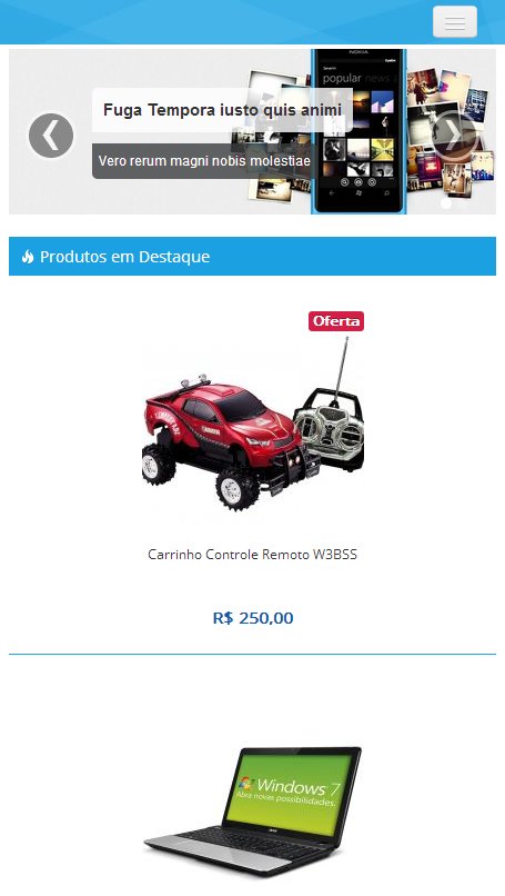 Produtos - Responsivo