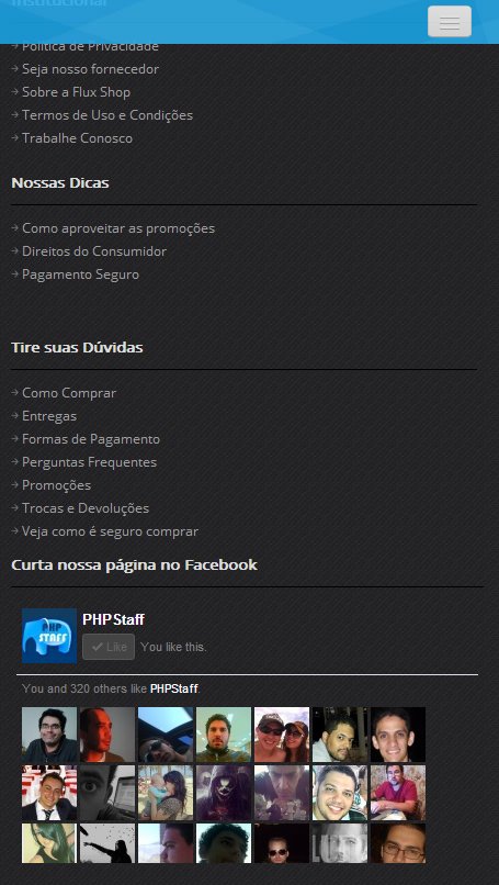 Footer - Responsivo