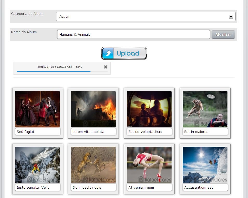 Progresso do Upload