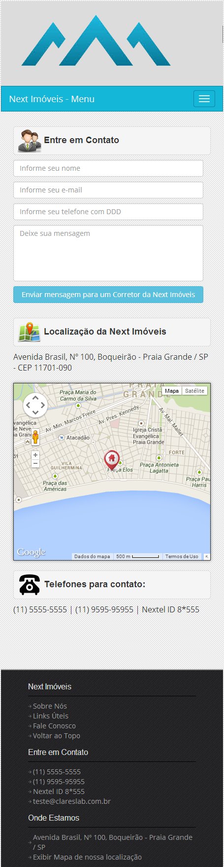 Responsivo footer