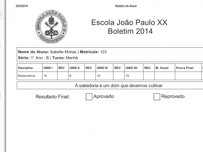 Área do Professor