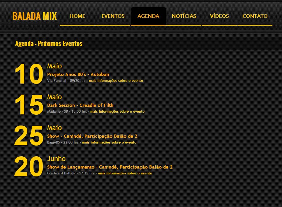 Agenda de Eventos
