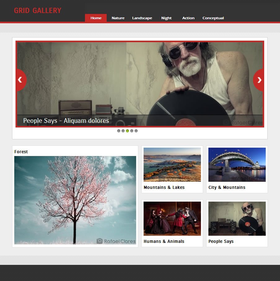 Grid Gallery - Galeria de Fotos PHP & MySQL