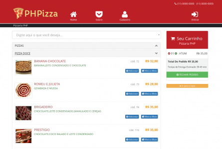 Pedidos Online - Pizzaria, Água, Autopeça - Entregas em Geral  